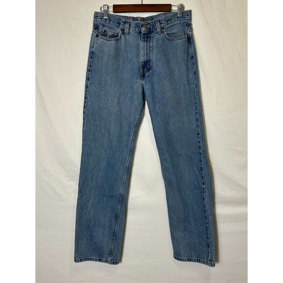 Faded Glory Men's Classic Denim Straight Leg Blue Jeans Size 30X31 - Picture 1 of 3